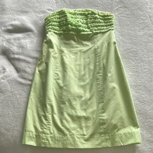 Lilly Pulitzer tie-back strapless dress. Size 2.